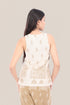 Patterned jacquard reversible asymmetric top